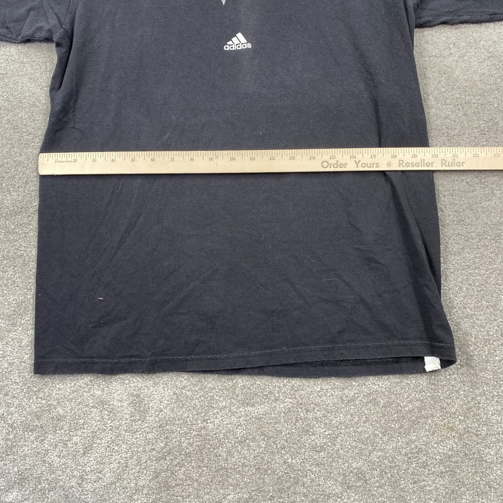 Adidas San Antonio Spurs Men's NBA Basketball Logo T-Shirt Size L Black LSB289A1 - Picture 5 of 10